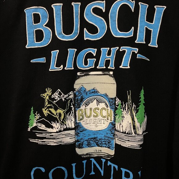 Junk Food Busch Light Country Crewneck Sweater size Medium - Picture 2 of 4